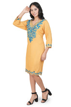 Load image into Gallery viewer, Rayon Embroideried Kurti
