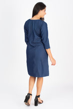 Load image into Gallery viewer, Half sleeve Denim Dress New 11