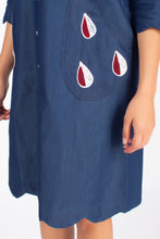 Load image into Gallery viewer, Half sleeve Denim Dress New 11