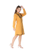 Load image into Gallery viewer, Cotton Shirt Border Emboroidery 1906-3 Yellow