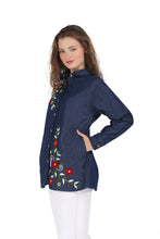 Load image into Gallery viewer, Denim Dress Embroideried (soft denim fabric) 1899-4