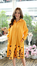 Load image into Gallery viewer, Cotton Shirt Border Emb - Yellow