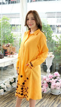 Load image into Gallery viewer, Cotton Shirt Border Emb - Yellow