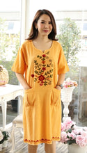 Load image into Gallery viewer, Cotton Long Kurti/Dress - Yellow