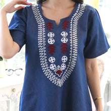 Load image into Gallery viewer, Denim Dress Kurti With Side Pocket - 1921