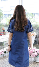 Load image into Gallery viewer, Denim Shirt half Sleeve Dress 1921-2