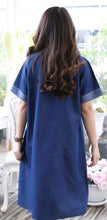 Load image into Gallery viewer, Denim Dress Embroideried (soft denim fabric) 10