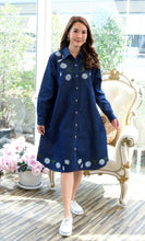 Load image into Gallery viewer, Denim Dress Embroideried (Soft Denim Fabric) - 1906