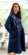 Load image into Gallery viewer, Denim dress full sleeve embroidery 1836-3