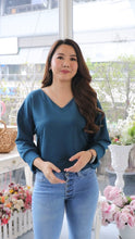 Load image into Gallery viewer, Imported Korean Top V-Neck Full Sleeves