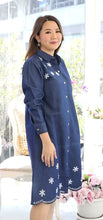 Load image into Gallery viewer, Denim Dress With Embroideried (Soft Denim Fabric) - new6