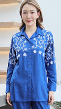 Load image into Gallery viewer, Rayon Top Full Sleeves T-01-Blue