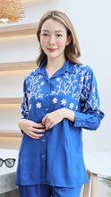 Load image into Gallery viewer, Rayon Top Full Sleeves T-01-Blue