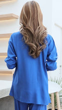 Load image into Gallery viewer, Rayon Top Full Sleeves T-01-Blue