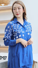 Load image into Gallery viewer, Rayon Top Full Sleeves T-01-Blue