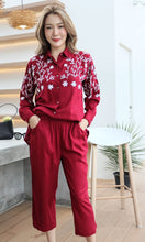 Load image into Gallery viewer, Rayon Coordinated Set with Embroidery 01-Maroon