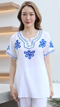 Load image into Gallery viewer, Rayon Top Half Sleeves T-02-White