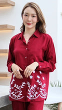 Load image into Gallery viewer, Rayon Top Full Sleeves Emroidered T-03-Maroon