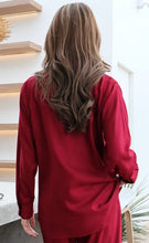 Load image into Gallery viewer, Rayon Top Full Sleeves Emroidered T-03-Maroon