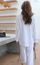 Load image into Gallery viewer, Rayon Coordinated Set with Embroidery 03-White