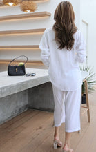 Load image into Gallery viewer, Rayon Coordinated Set with Embroidery 03-White