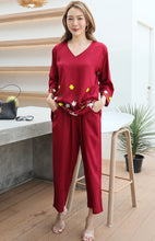 Load image into Gallery viewer, Rayon Coordinated Set with Embroidery 04-Maroon
