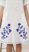 Load image into Gallery viewer, Cotton Round Neck Embroidery 1851-2 White
