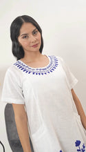 Load image into Gallery viewer, Cotton Round Neck Embroidery 1851-2 White