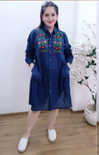 Load image into Gallery viewer, Cotton Shirt Emroidery Full Sleeves