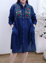 Load image into Gallery viewer, Cotton Shirt Emroidery Full Sleeves