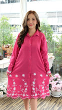 Load image into Gallery viewer, Cotton Shirt Border Emb - Pink
