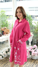 Load image into Gallery viewer, Cotton Shirt Border Emb - Pink