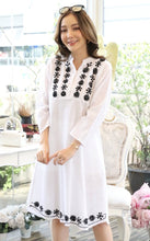 Load image into Gallery viewer, Trendy Fashionable Women Dresses With Side Pockets - White