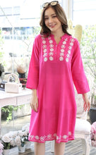 Load image into Gallery viewer, Trendy Fashionable Women Dresses With Side Pockets - Pink
