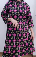 Load image into Gallery viewer, Cotton Chick Print Long Shirt Dress 1
