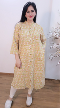 Load image into Gallery viewer, Cotton Chick Print Long Shirt Dress 8
