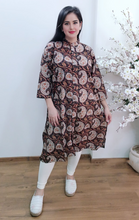 Load image into Gallery viewer, Cotton Chick Print Long Shirt Dress 10
