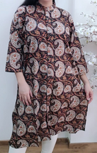 Load image into Gallery viewer, Cotton Chick Print Long Shirt Dress 10
