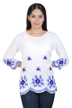 Load image into Gallery viewer, Full sleeve embroideried  rayon top
