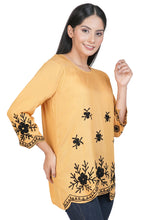 Load image into Gallery viewer, Full sleeve embroideried  rayon top
