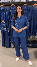 Load image into Gallery viewer, Denim Cordset for Women | Shirt &amp; Pants Set M–7XL 15
