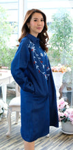 Load image into Gallery viewer, Denim Dress Full Sleeve Embroideried - 1836-4
