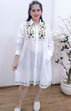 Load image into Gallery viewer, Cotton Shirt Emroidery Full Sleeves
