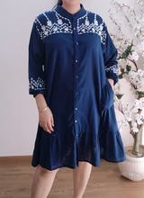 Load image into Gallery viewer, Cotton Shirt Emroidery Full Sleeves
