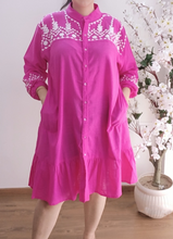 Load image into Gallery viewer, Cotton Shirt Emroidery Full Sleeves

